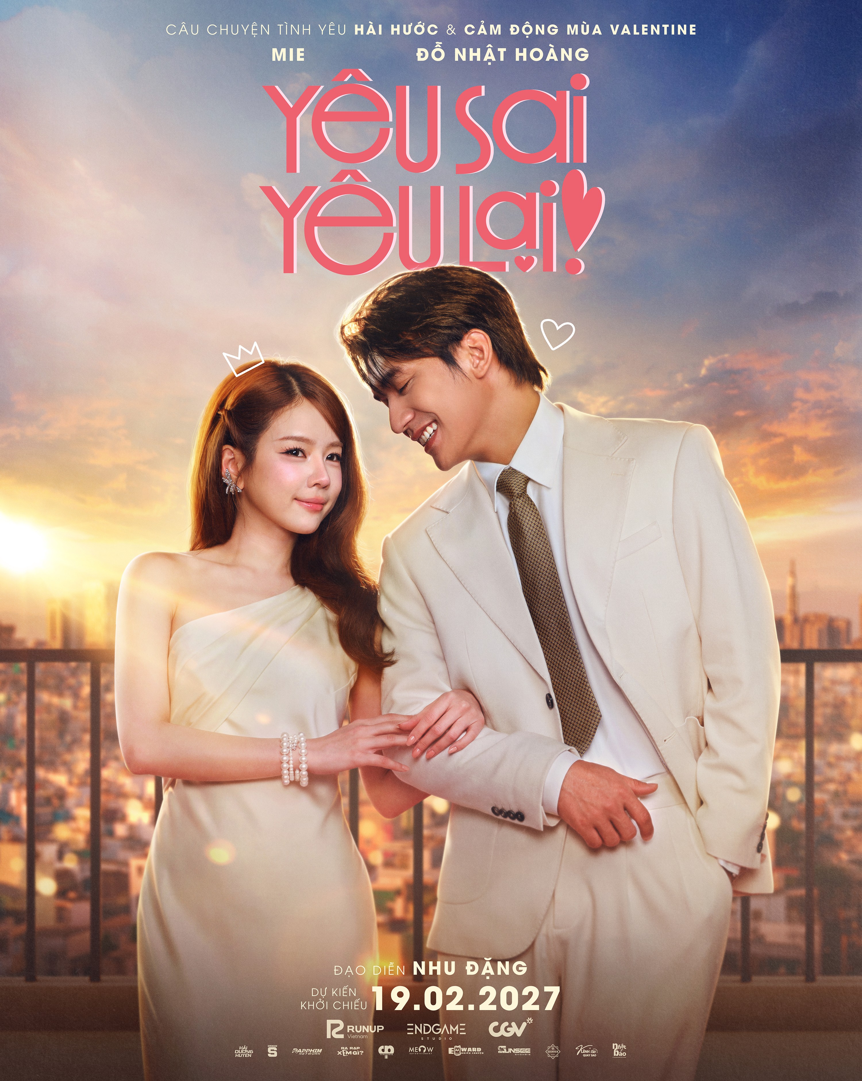 Bùng nổ visual trong First look 'Yêu sai yêu lại!': Đỗ Nhật Hoàng và Mie sánh đôi cực tình tứ