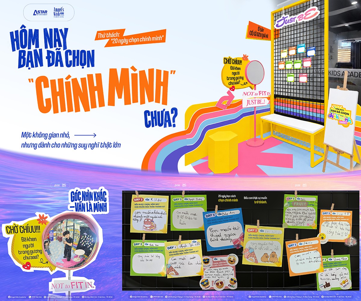 'Angel’s Wish Kids Fashion Show 2026' khởi động chiến dịch 'Just Be', khuyến khích trẻ em tự tin là chính mình
