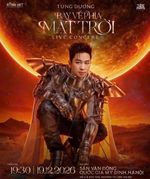 Tùng Dương xem Big Bang concert để chuẩn bị cho buổi biểu diễn tại Mỹ Đình