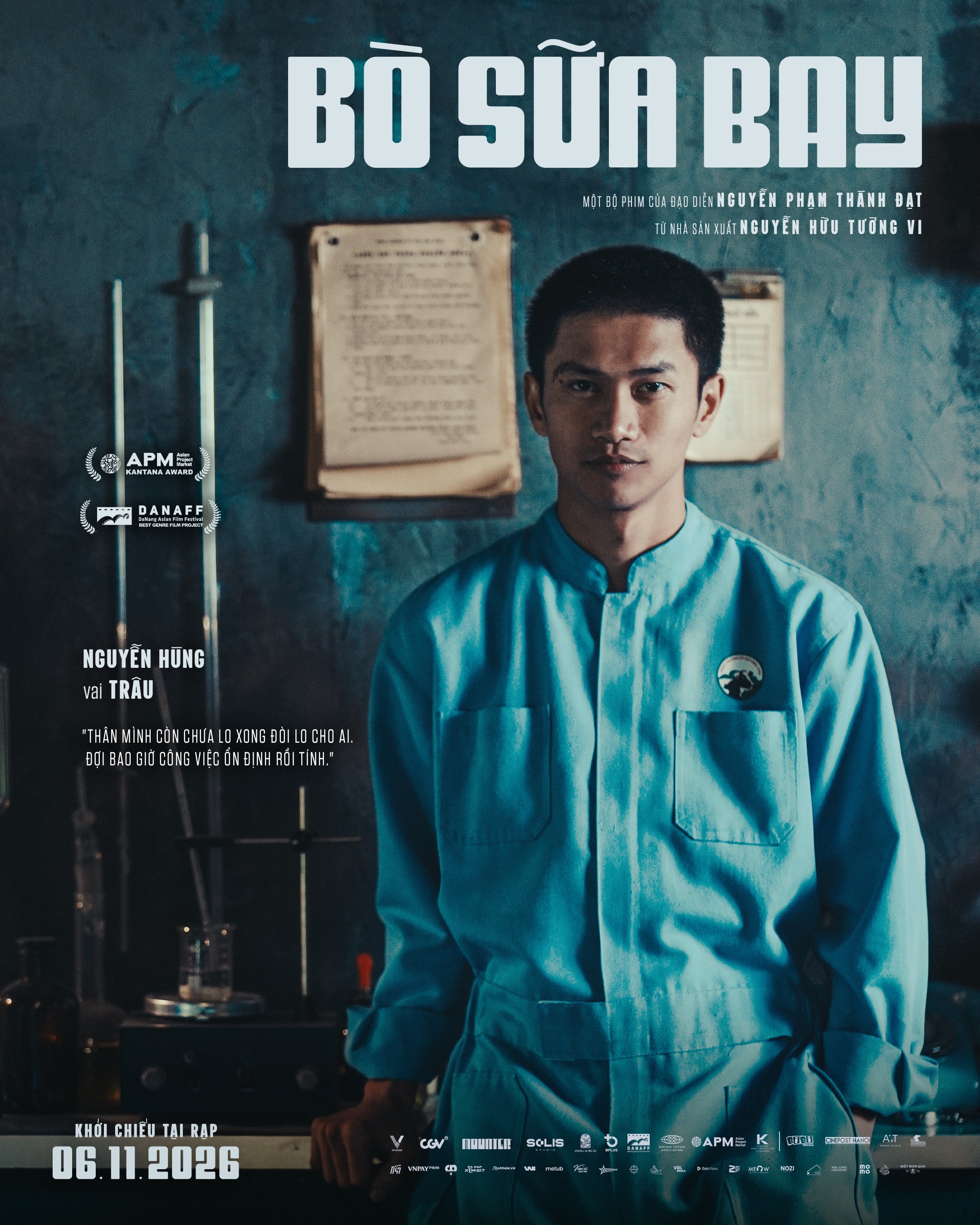 Nguyễn Hùng, Võ Điền Gia Huy, Huy Tít hé lộ cá tính nhân vật trong bộ poster phim 'Bò sữa bay'