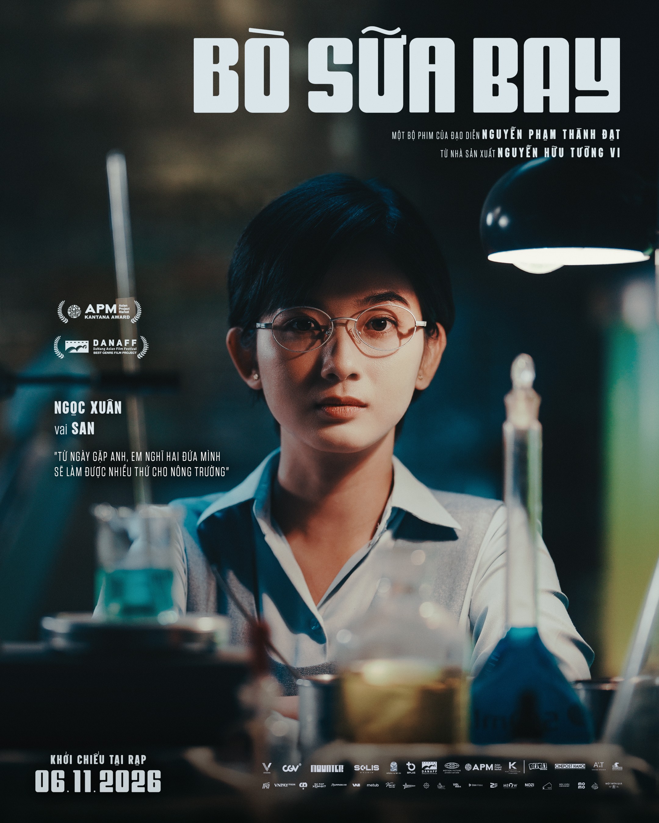Nguyễn Hùng, Võ Điền Gia Huy, Huy Tít hé lộ cá tính nhân vật trong bộ poster phim 'Bò sữa bay'