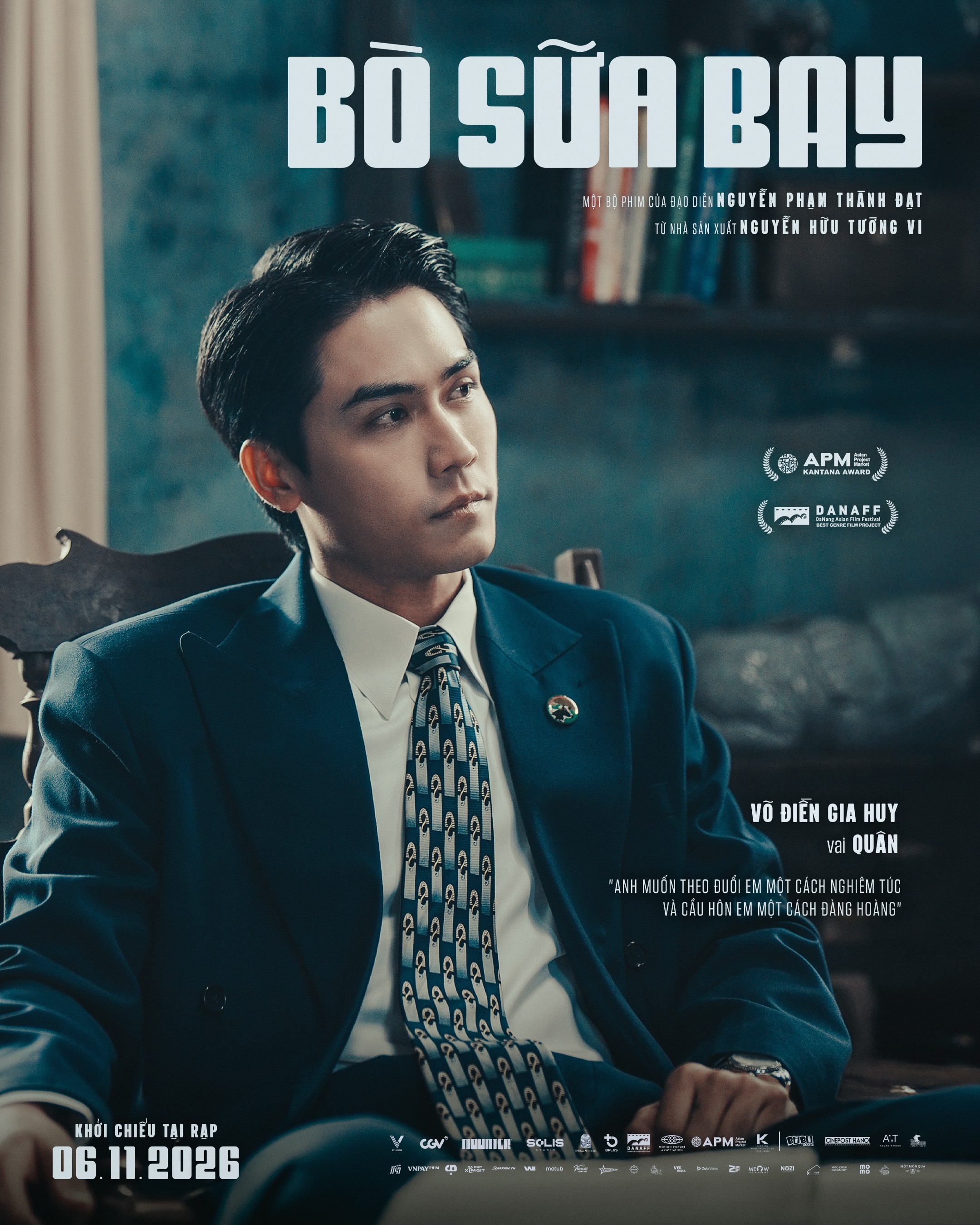 Nguyễn Hùng, Võ Điền Gia Huy, Huy Tít hé lộ cá tính nhân vật trong bộ poster phim 'Bò sữa bay'