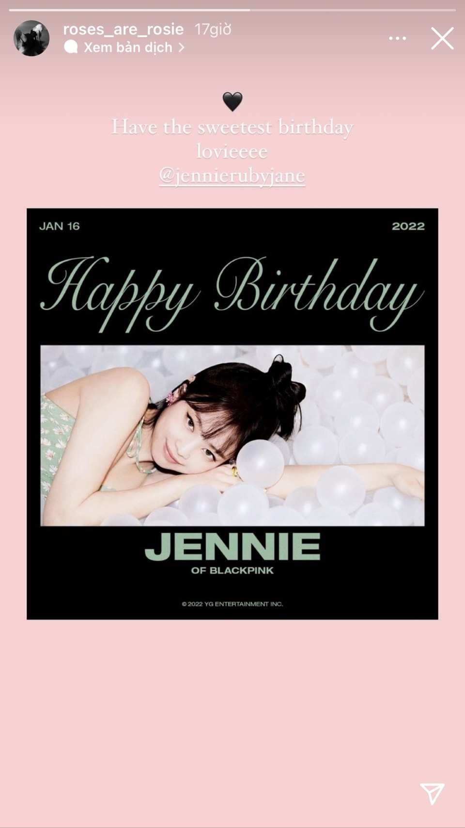 Xỉu up xỉu down với bảng giá tiệc sinh nhật xa hoa của Jennie BLACKPINK   Tuổi Trẻ Online