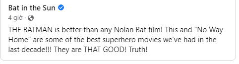 Đánh giá sớm 'The Batman' gây tranh cãi khi so sánh với 'Spider-Man: No way home'?