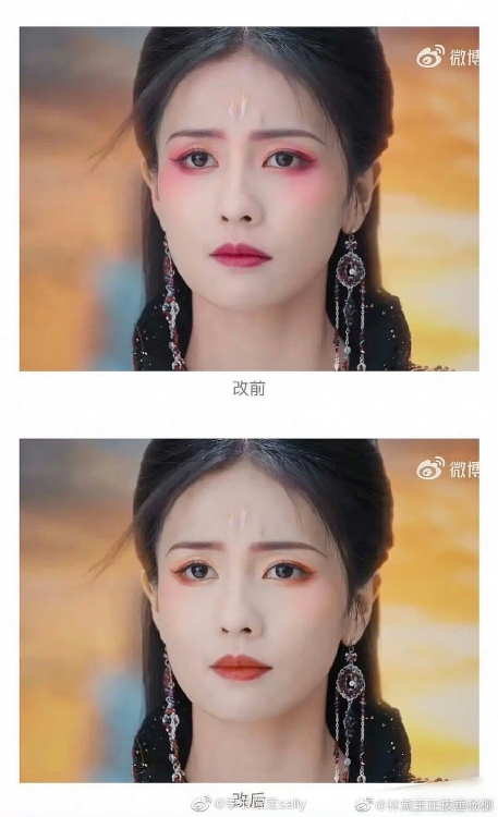 'Trường Nguyệt Tẫn Minh' để khán giả tự chỉnh màu vì diễn viên make up quá xấu?