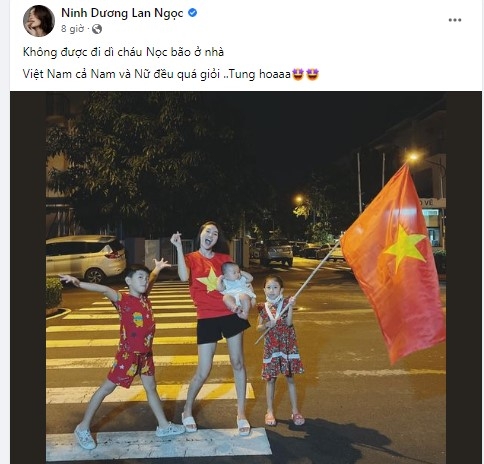 Sao Việt nô nức chúc mừng chiến thắng của U23 Việt Nam
