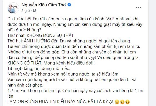 Puka mệt mỏi với tin đồn hết hẹn hò, cưới, rồi có bầu với Gin Tuấn Kiệt!