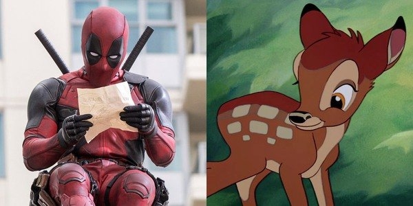 Ryan Reynolds bị 'ném đá' khi từng đề nghị Disney làm phim chung giữa Deadpool và nai Bambi