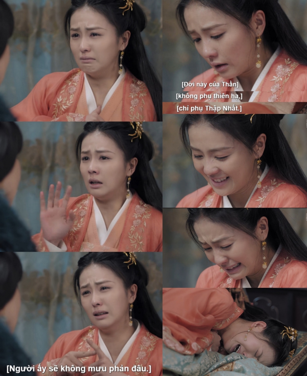 With Bạch Lộc\'s secret to crying like rain and Châu Sinh Như Cố\'s exceptional acting skills, this crying scene will leave you emotionally overwhelmed. You will be left in awe and tears as you see the powerful emotions captured on screen. Don\'t miss out on this tear-jerking scene.