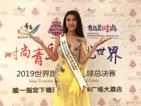 Tường Vy đạt danh hiệu Hoa hậu Du lịch Thế giới 2019 được yêu thích nhất