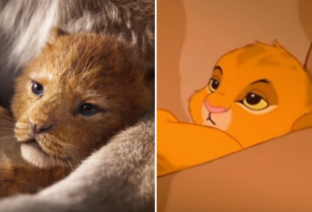 Thích thú với video so sánh giữa hai phiên bản của ‘The Lion King’