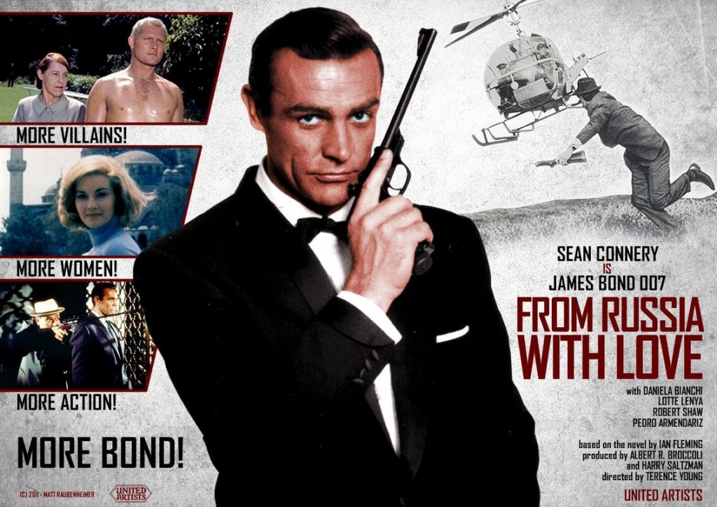 10 phim James Bond được yêu thích nhất mọi thời đại