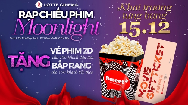 san ve xem phim mien phi dip khai truong lotte cinema moonlight