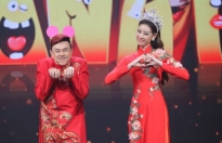 Hoa hậu Khánh Vân lần đầu mang vương miện tiền tỷ lên sân khấu, sánh đôi cùng Chí Tài