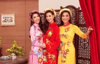 Top 3 'Hoa hậu Hoàn vũ Việt Nam' rạng rỡ trong bộ ảnh đón xuân Canh Tý 2020
