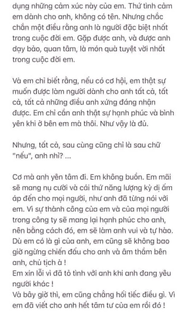 Lộ thư Hải Tú tỏ tình với 'chủ tịch' Sơn Tùng M-TP