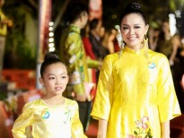 Biên đạo múa Huỳnh Mến lần đầu diện áo dài cùng trò cưng
