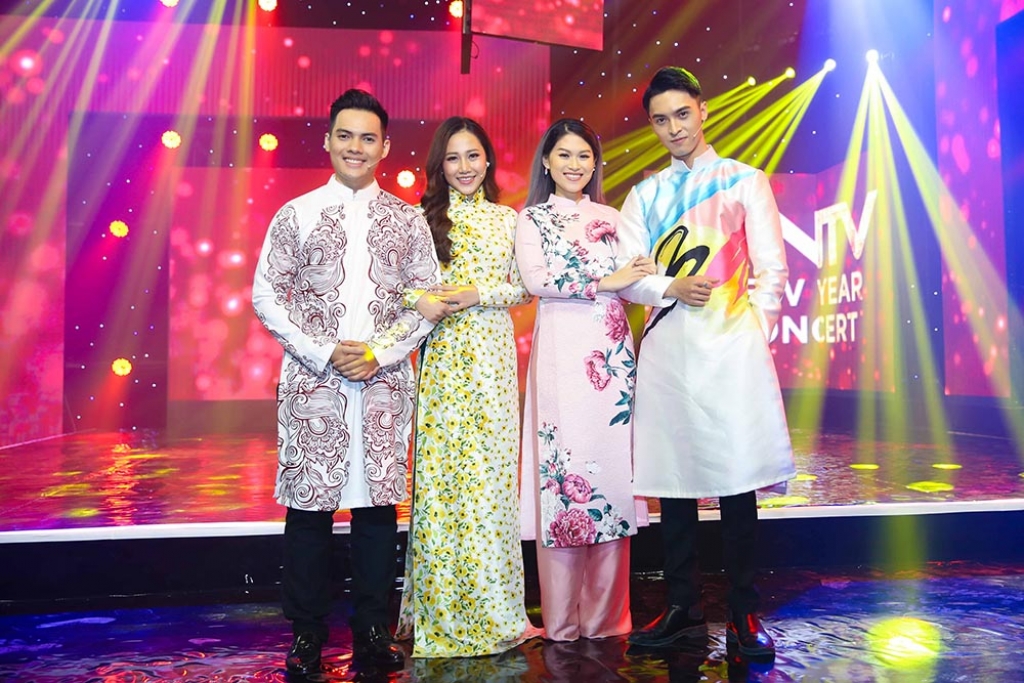 dan nghe si dinh dam quy tu trong antv new year concert 2018