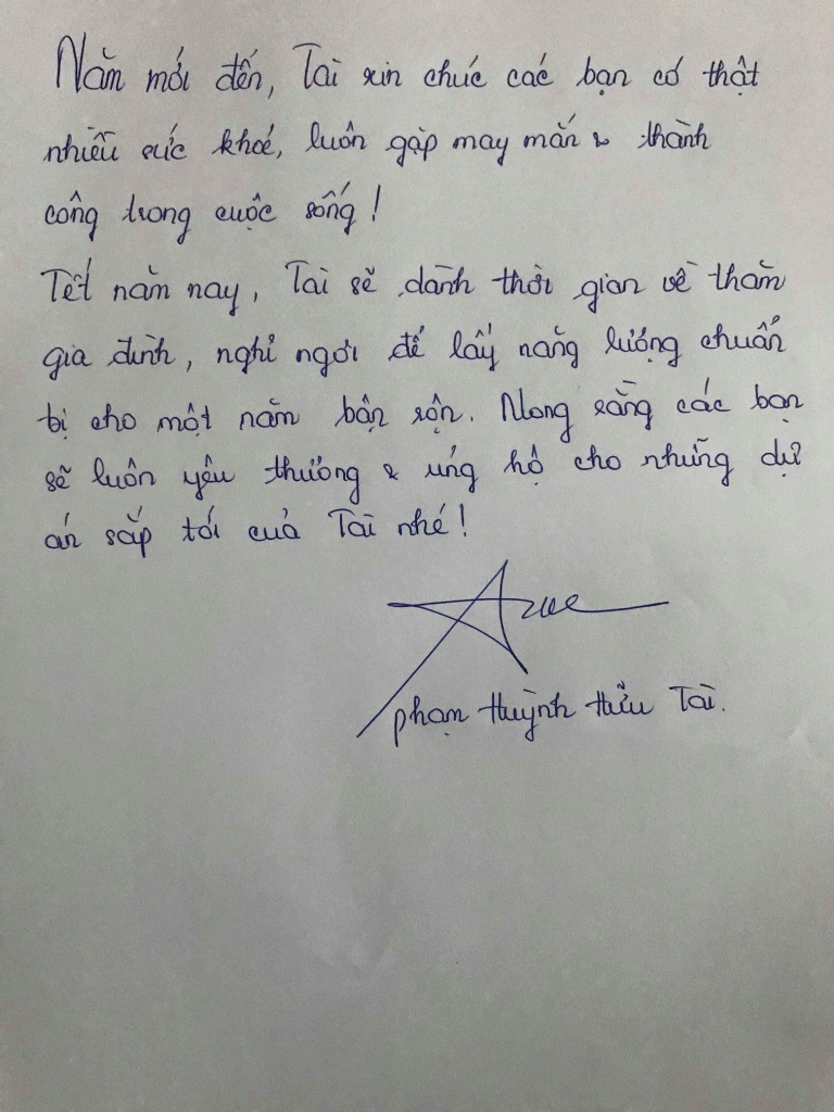 nghe si viet mung xuan voi ban doc tgda