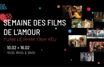 Công chiếu 7 phim Pháp về chủ đề tình yêu trong 'Tuần lễ phim tình yêu' tại Trung tâm Văn hóa Pháp Hà Nội