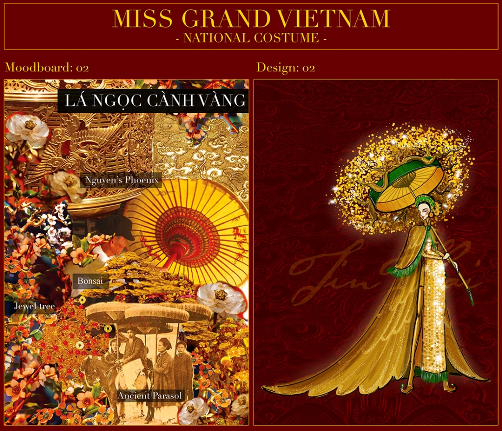 Hé lộ bản phác thảo quốc phục của Á hậu Ngọc Thảo đem đến 'Miss Grand International 2020'