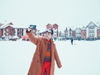 Đón sinh nhật ở Georgia, Trịnh Tú Trung tận hưởng tuyết rơi lãng mạn