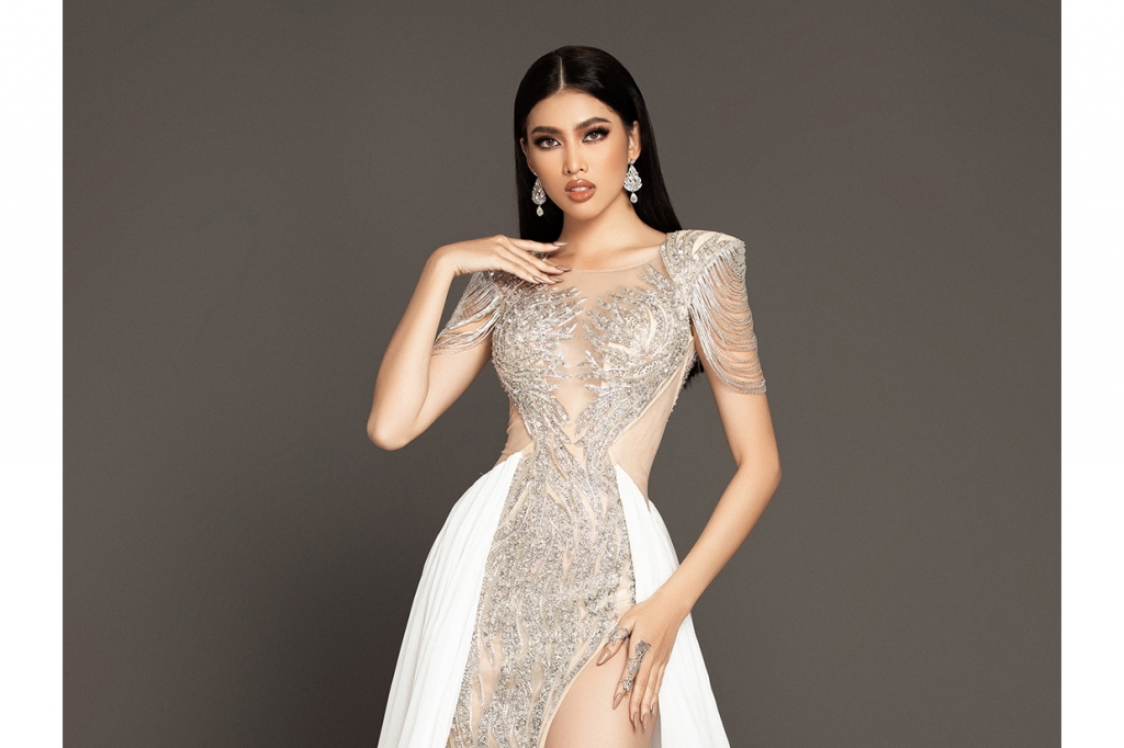 Xuất hiện tại bán kết 'Miss Grand International 2020', Ngọc Thảo lộ trang phục dạ hội đẹp 'xuất sắc'