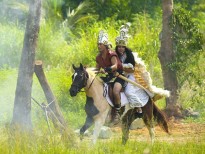 Hoài Lâm, Ngọc Thanh Tâm mất 7 ngày học cưỡi ngựa để diễn cảnh Mị Châu, Trọng Thủy