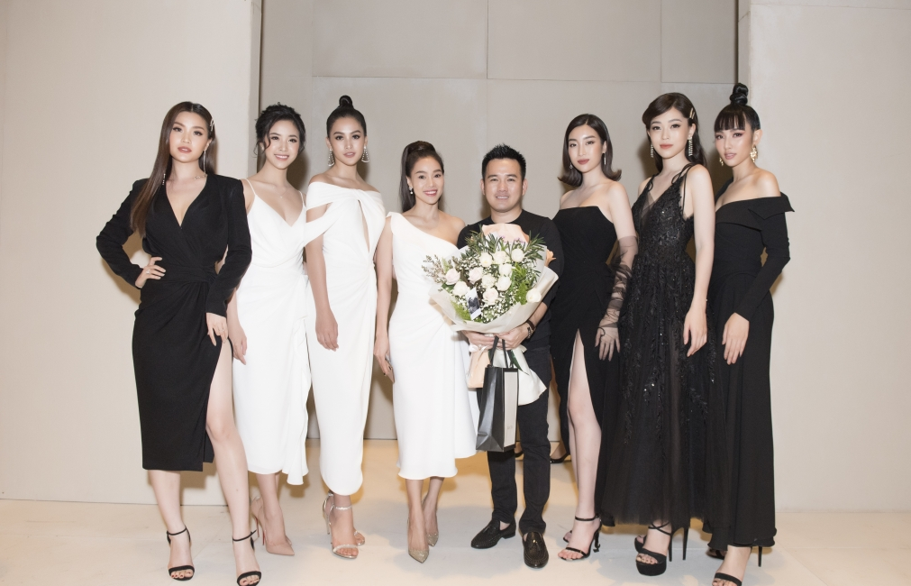 'Đại hội' các Hoa hậu trên thảm đỏ Xuân Hè của NTK Lê Thanh Hòa