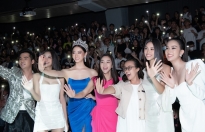 Tiểu Vy, Lương Thùy Linh 'náo loạn' khi thị phạm catwalk trong buổi chiêu mộ thí sinh tham dự 'Miss World Vietnam 2021'