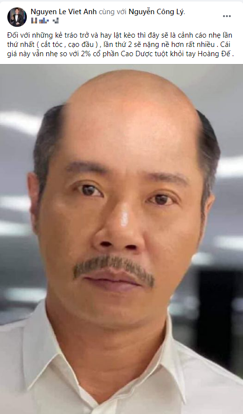 NSND Công Lý 'giận tím người' quát tháo Việt Anh thậm tệ khi nam diễn viên lỡ đăng ảnh 'bậy'