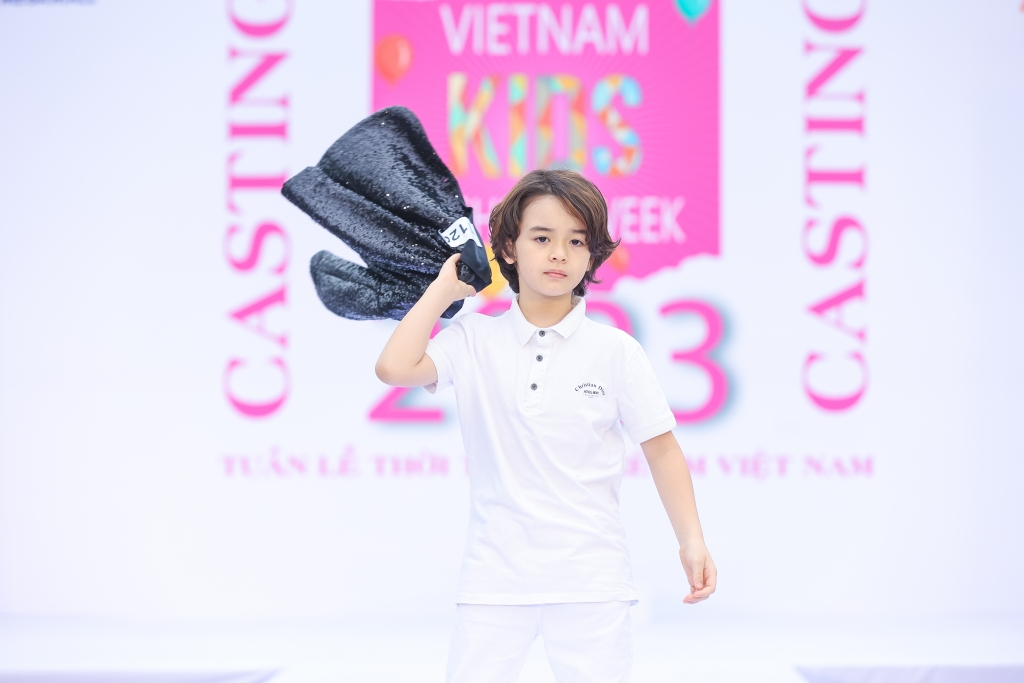 Không khí sôi động và 'nghẹt thở' tại sự kiện casting 'Tuần lễ thời trang trẻ em - Vietnam Kids Fashion Week 2023'