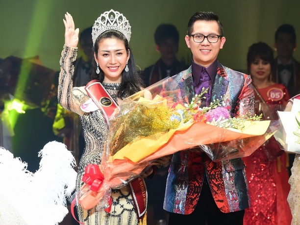 NTK Võ Nhật Phượng đoạt giải Hoa hậu doanh nhân Thái Bình Dương 2018