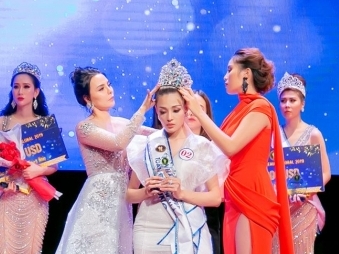 ‘Bản sao Thư Kỳ’ Trần Phương Hà đăng quang 'Hoa hậu sắc đẹp toàn cầu châu Á 2019'