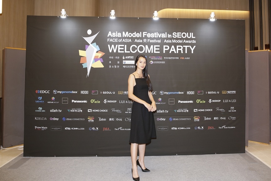 top 3 the face vietnam 2018 len do tham gia welcome party tai asia model festival