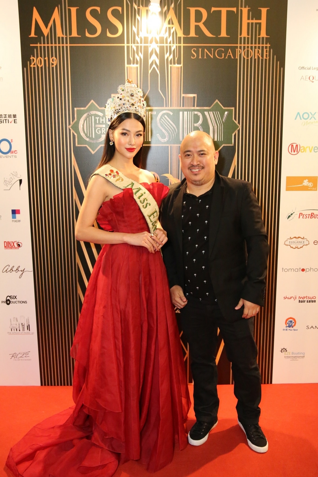 hoa hau phuong khanh xuc dong tai dem chung ket miss earth singapore 2019