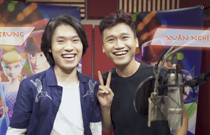 Quang Trung – Xuân Nghị hóa thân thành bộ đôi hài hước Ducky & Bunny trong 'Toy Story 4'
