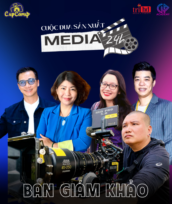 Ban giám khảo 'cực chất' của cuộc đua Media 24h tại 'C.UP camp 2023'