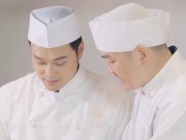 Quang Vinh hào hứng học nấu ăn ở nhà hàng Nhật Kubara