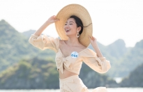 Dàn thí sinh 'Miss World Việt Nam' trổ tài catwalk trên du thuyền 5 sao