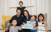 Gia đình Lý Hải - Minh Hà quây quần mừng sinh nhật 4 tuổi cho con trai tại Đà Lạt