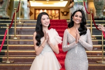 Hoa hậu H'Hen Niê và Á hậu Thúy Vân về Đắk Lắk khởi động chương trình 'Brave tour' cho Hoa hậu hoàn vũ