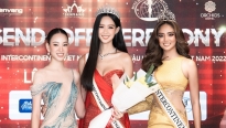 Á hậu Bảo Ngọc lộng lẫy nhận sash trở thành 'Miss Intercontinental VietNam 2022'