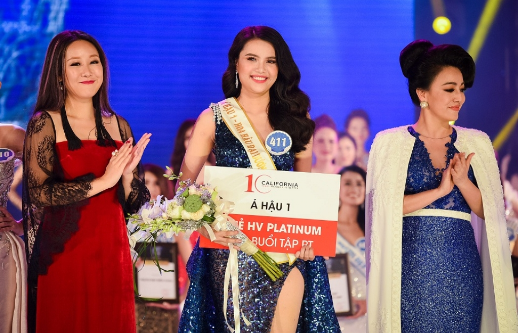 Diệu Thùy đăng quang Á hậu 1 Hoa hậu Đại Dương Việt Nam 2017
