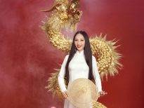 Thu Hiền đạt giải bình chọn tại Miss Asia Pacific và tiếp tục gây ấn tượng với trang phục dân tộc
