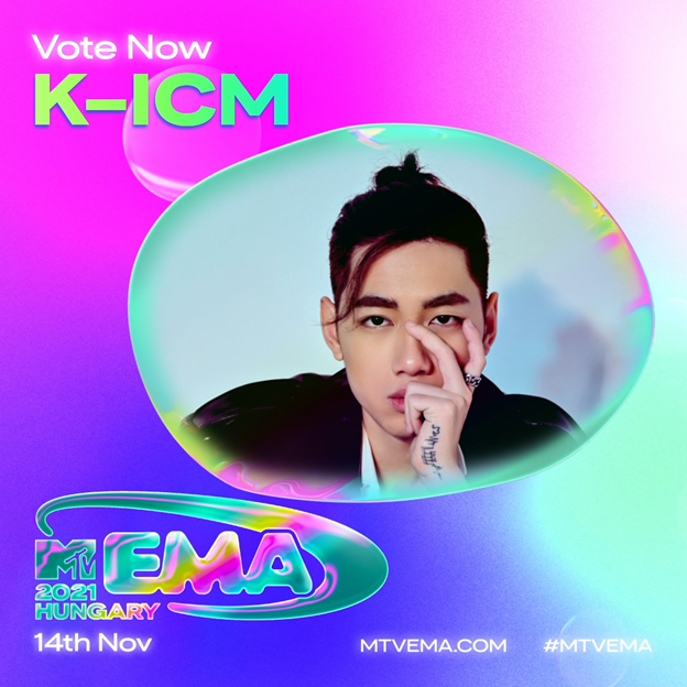 Bình chọn K-ICM tại giải thưởng âm nhạc quốc tế MTV EMA