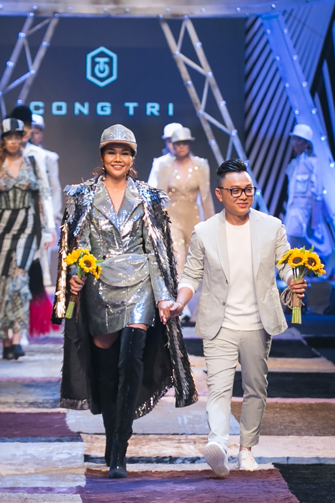 thanh hang lai la vedette cua nguyen cong tri trong vietnam international fashion week