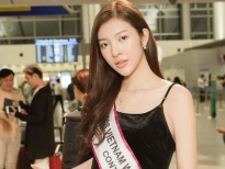 Bùi Lý Thiên Hương lên đường thi 'Miss Vietnam Worldwide 2018' lúc nửa đêm
