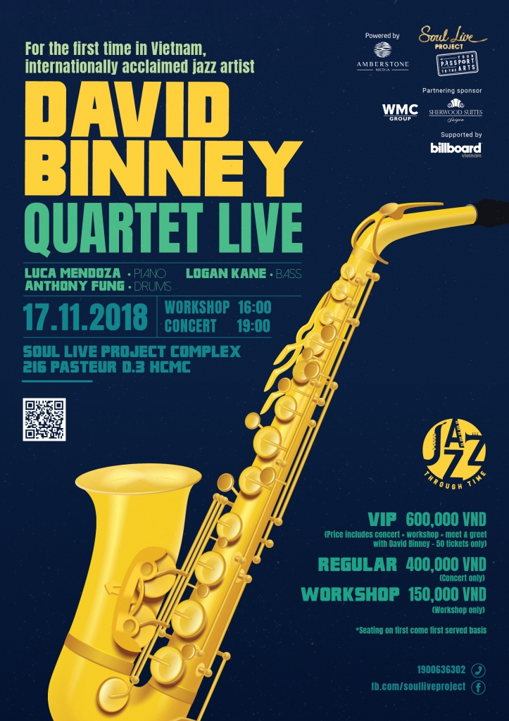 dem nhac jazz voi chang nghe si hao hoa den tu new york nghe si saxophone david binney