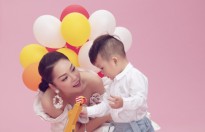 Dương Cẩm Lynh hạnh phúc bên con trai hai tuổi kháu khỉnh
